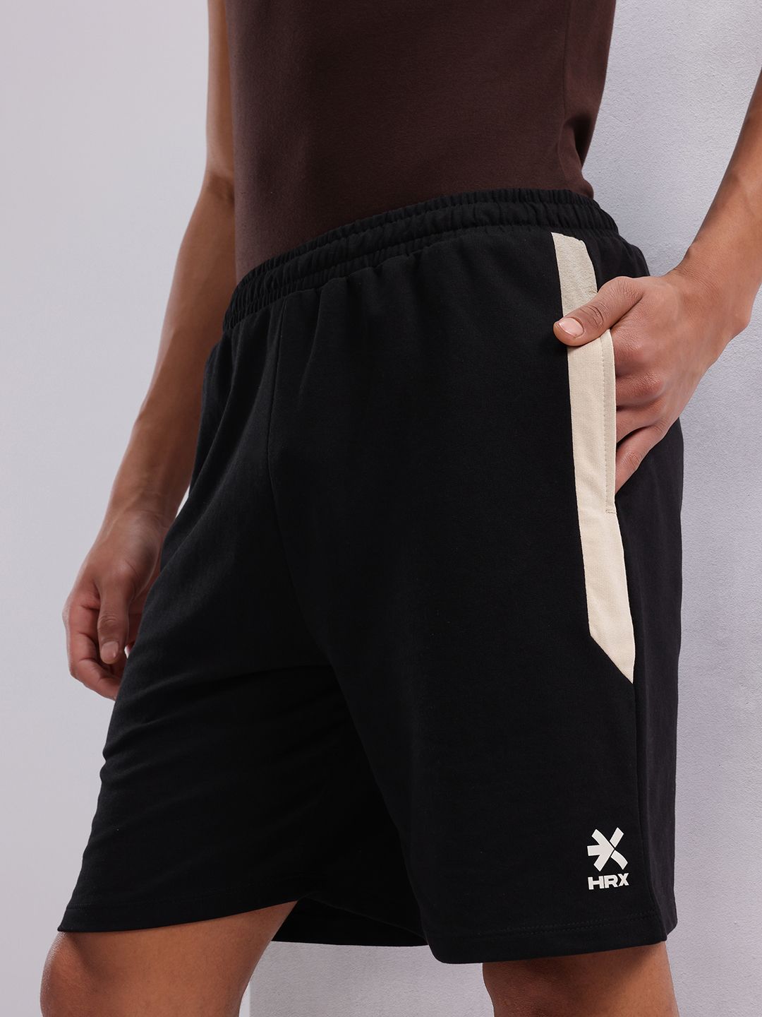 HRX by Hrithik Roshan Men Stripe Detail Lifestyle Shorts
