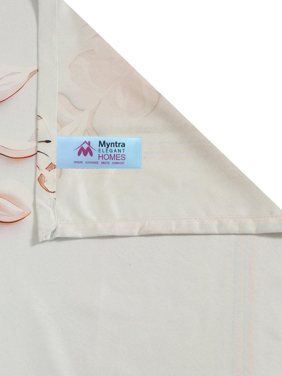 Myntra Elegant Homes Green & Pink 400 TC King Bedsheet with 2 Pillow Covers
