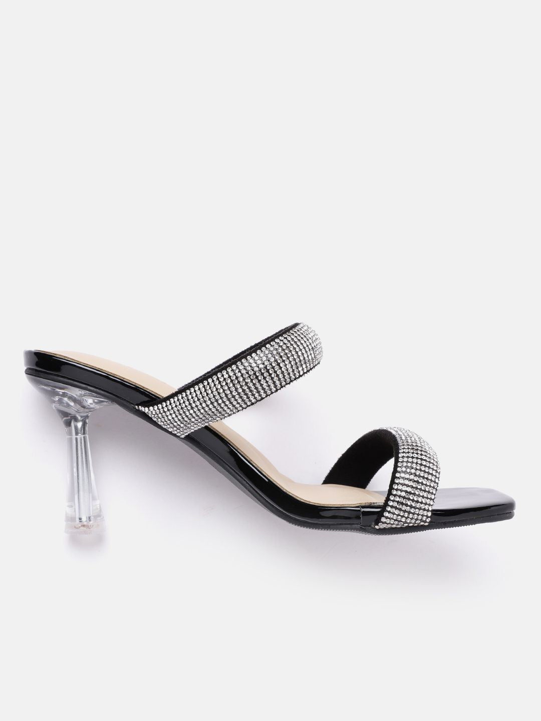Lino Perros Women Rhinestones Embellished Slim Heels