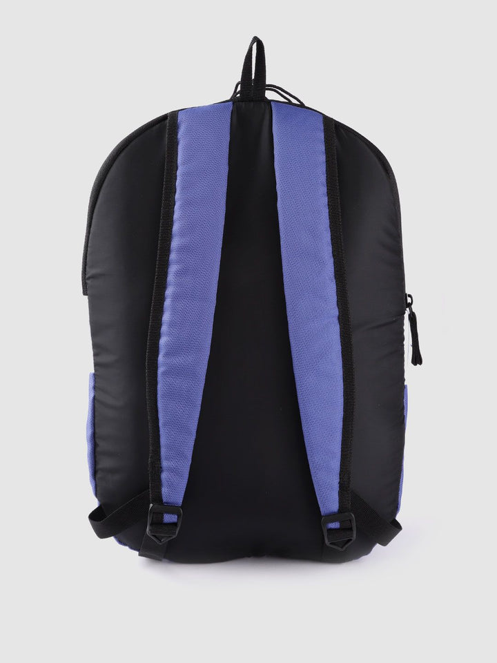 Gear Unisex Black & White Colourblocked Brand Logo Print Backpack