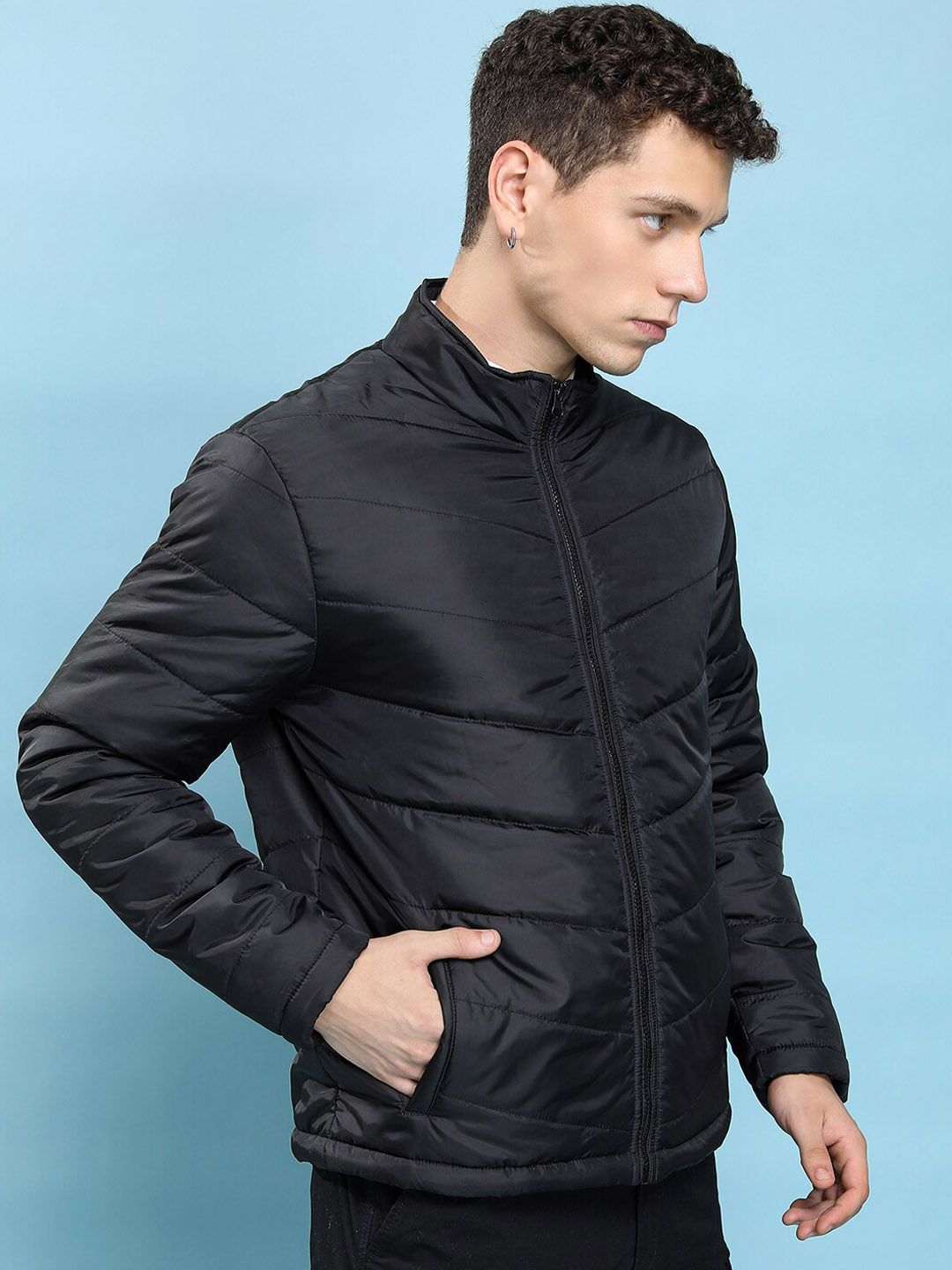 HIGHLANDER Stand Collar Padded Jacket