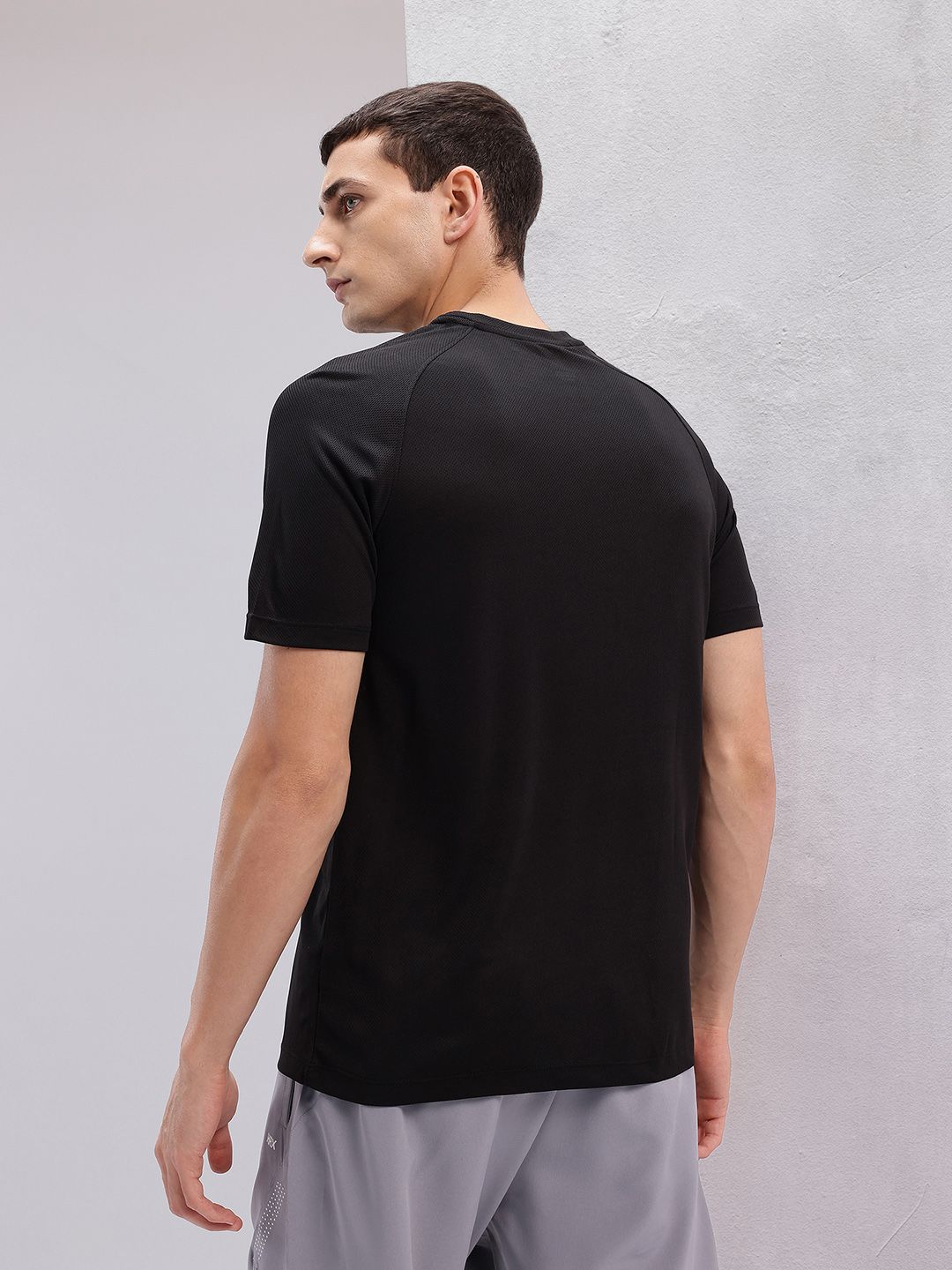 HRX by Hrithik Roshan Men Brand Logo Printed Rapid-Dry Running T-shirt
