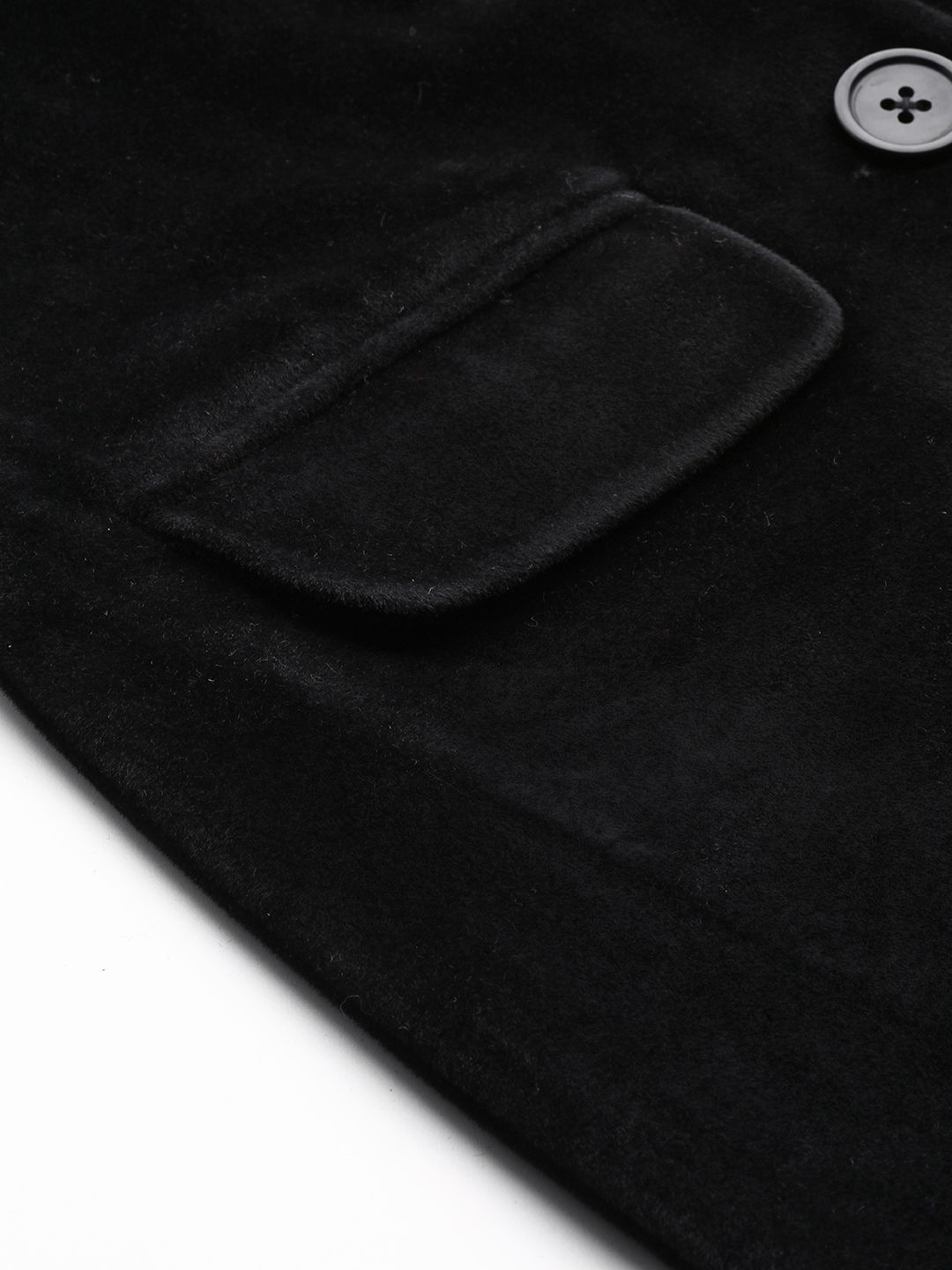 all about you Longline Velvet Overcoat