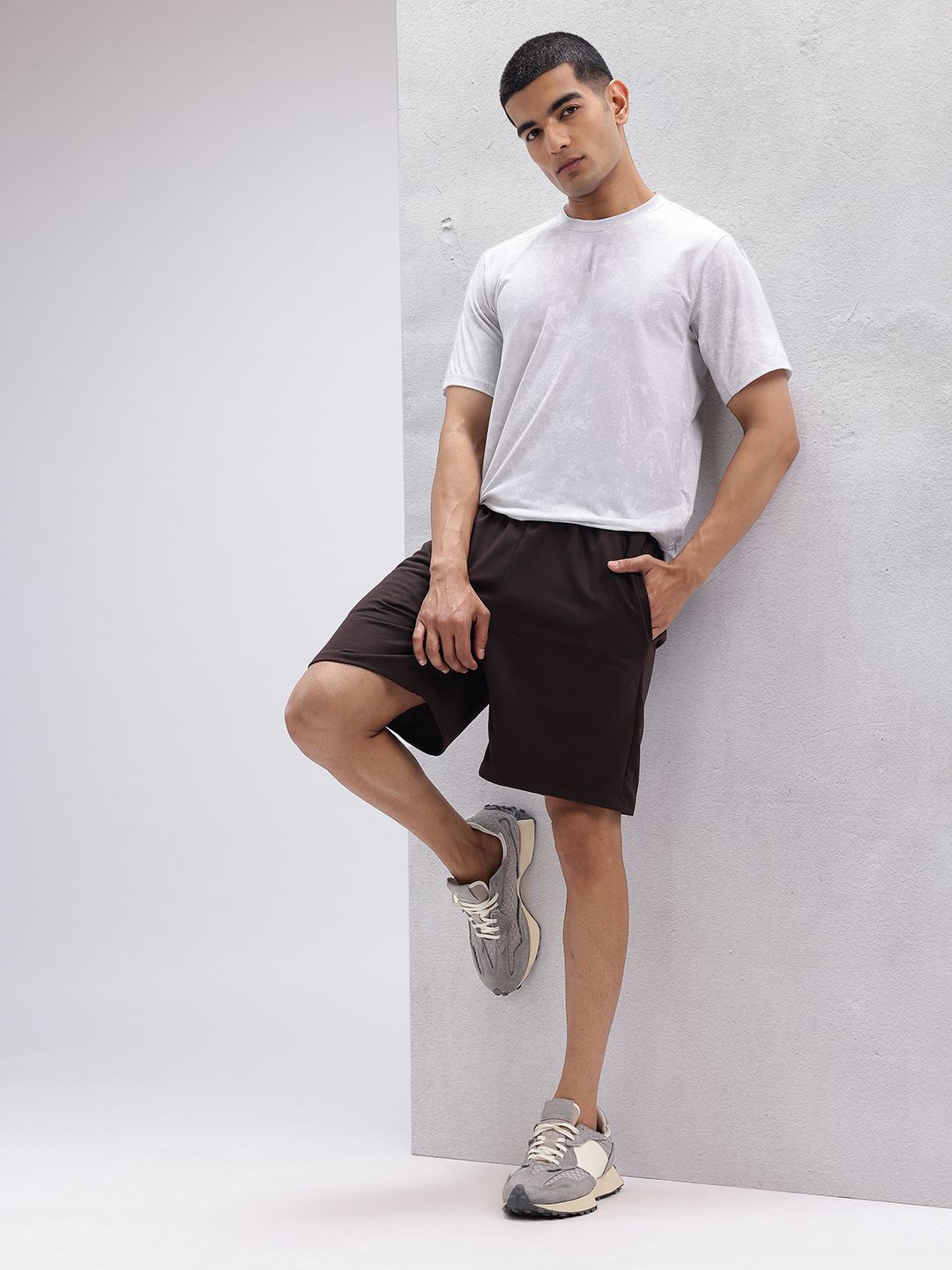 HRX by Hrithik Roshan Men Brand Logo Print Detail Mid-Rise Lifestyle Shorts