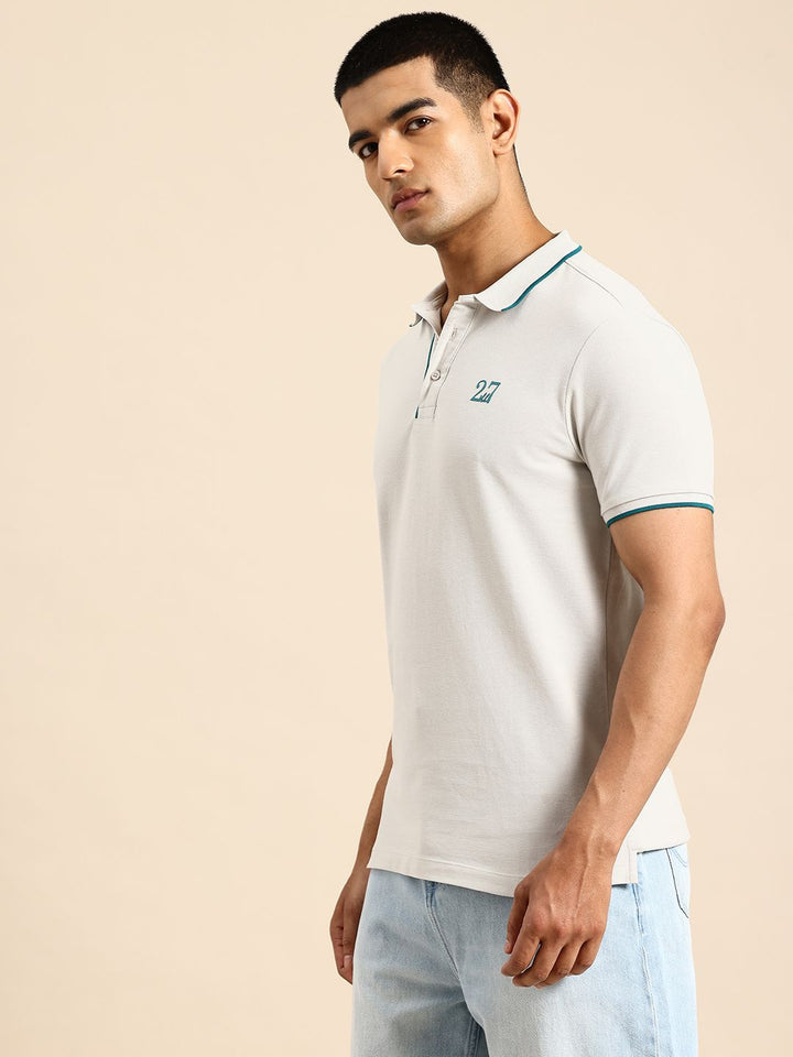 Being Human Polo Collar Pure Cotton T-shirt