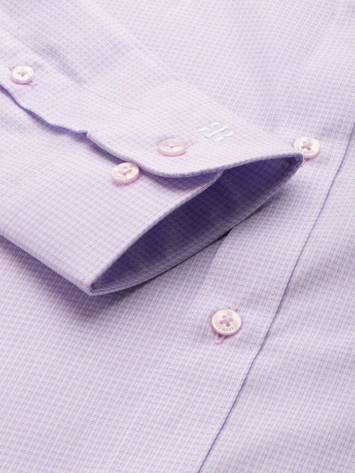 Raymond Slim Fit Checked Pure Cotton Formal Shirt