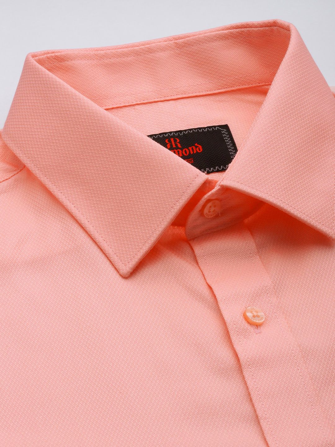 Raymond Slim Fit Self-Design Pure Cotton Formal Shirt