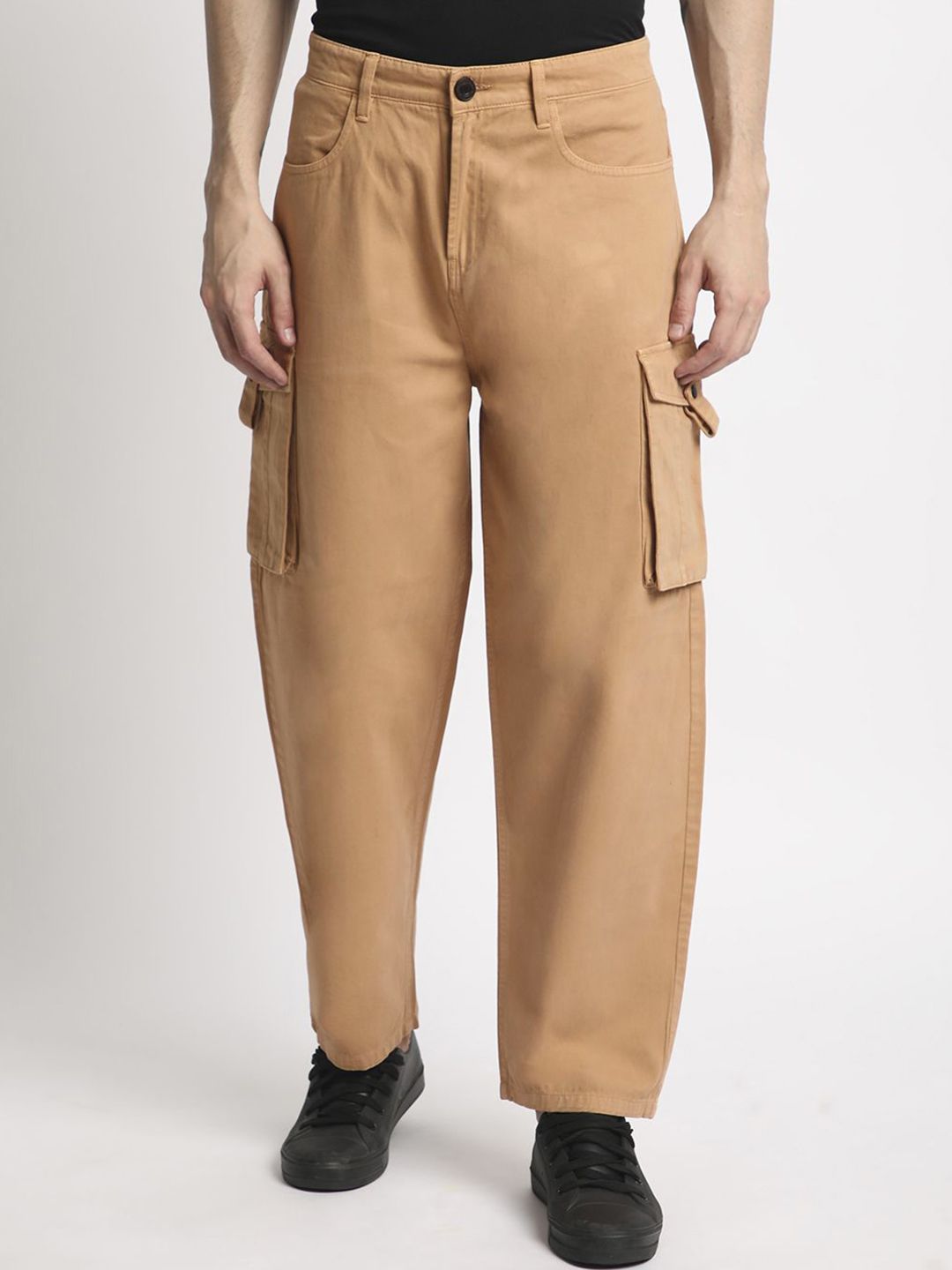 Bene Kleed Men Classic Baggy Fit Cargos Trousers