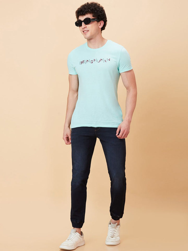 Being Human Men Cotton Mid-Rise Jogger