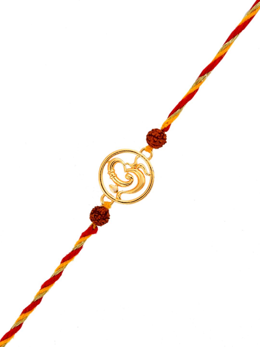 Voylla Om Rudraksha Benang Manik Rakhi