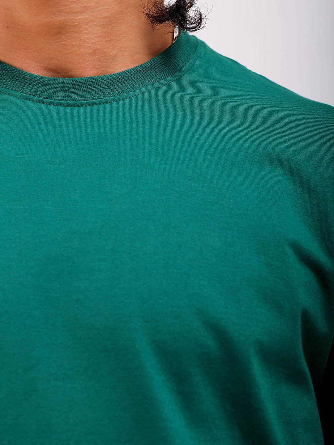 The Indian Garage Co Round Neck Short Sleeves Cotton Slim Fit T-shirt
