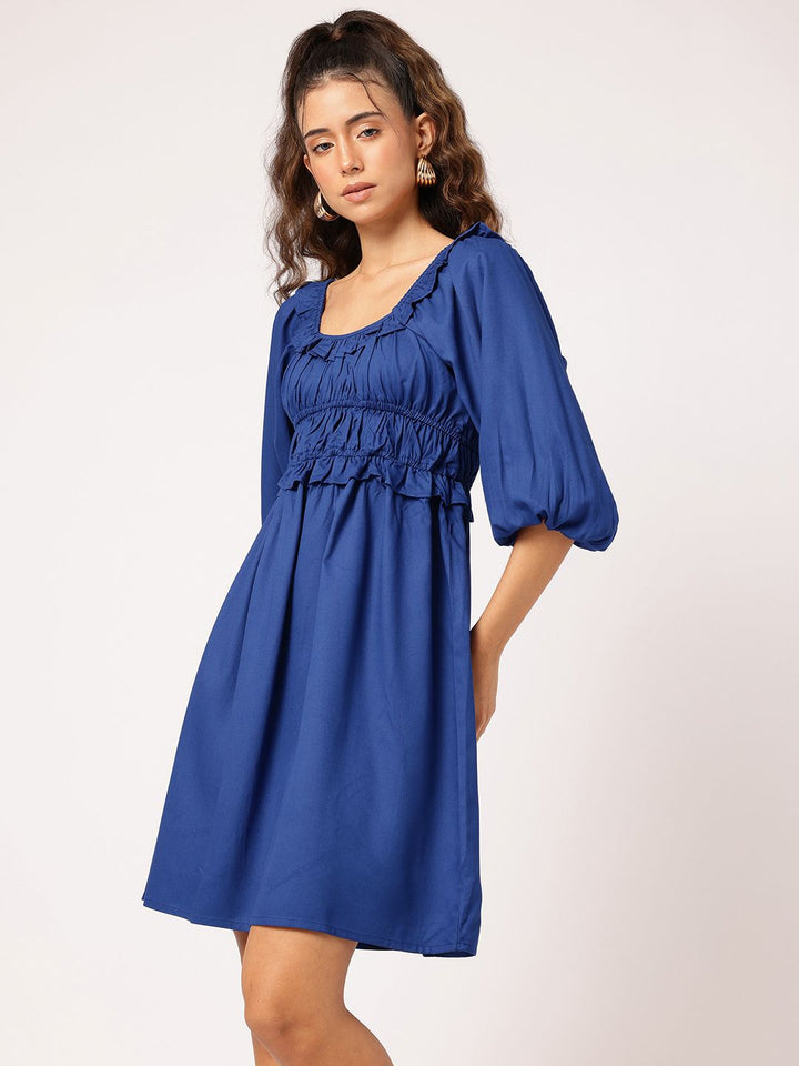 DressBerry Smocked Sweetness A-Line Dress