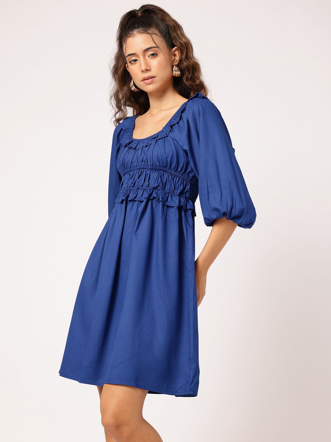 DressBerry Smocked Sweetness A-Line Dress
