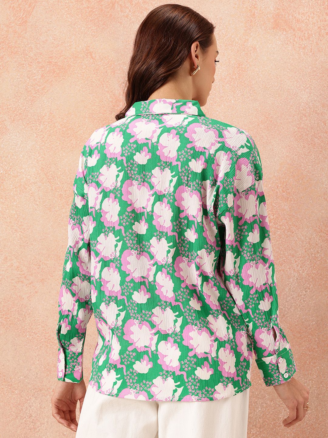 all about you Women Floral Printed Casual Shirt