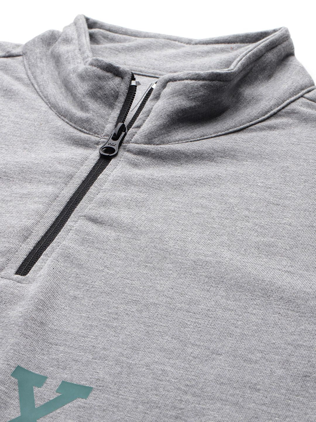 HRX by Hrithik Roshan Grey Melange Sweatshirt