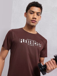 HRX by Hrithik Roshan Typography Printed Rapid-Dry Training T-shirt