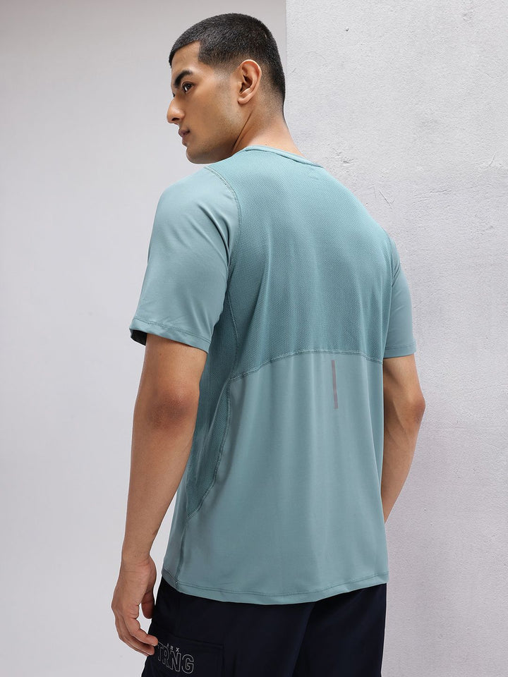 HRX by Hrithik Roshan Mesh Panel Back Rapid-Dry Training T-shirt