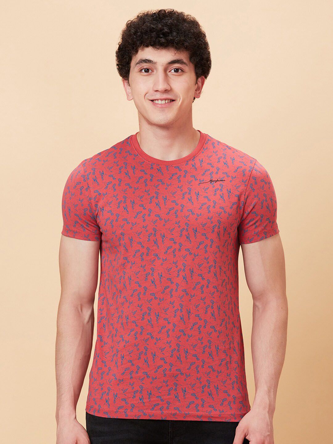 Being Human Abstract Printed T-shirt