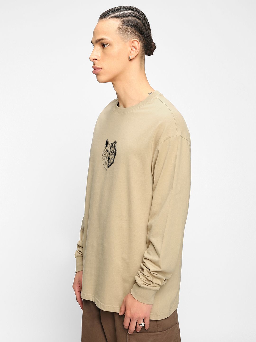 Bewakoof Graphic Printed Pure Cotton Oversized Fit T-shirt