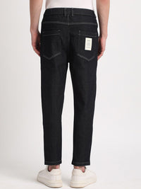 THE BEAR HOUSE Men Blue Relaxed Loose Fit Cotton Denim Trousers