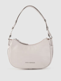 Lino Perros Women Beige Solid Structured Shoulder Bag