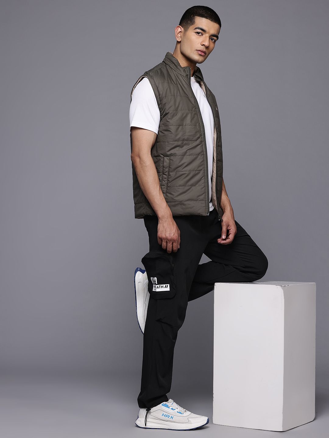 HRX by Hrithik Roshan Men Lifestyle Cargo Style Track Pants