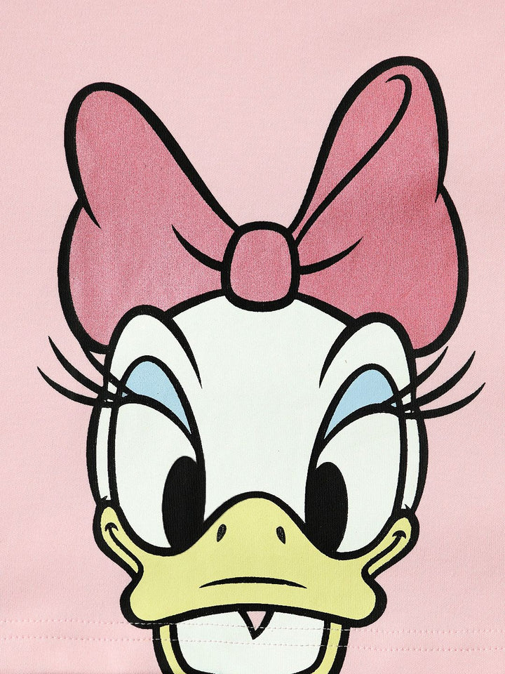 NautiNati Disney Daisy Baby Girls Pink Pure Cotton T Shirt