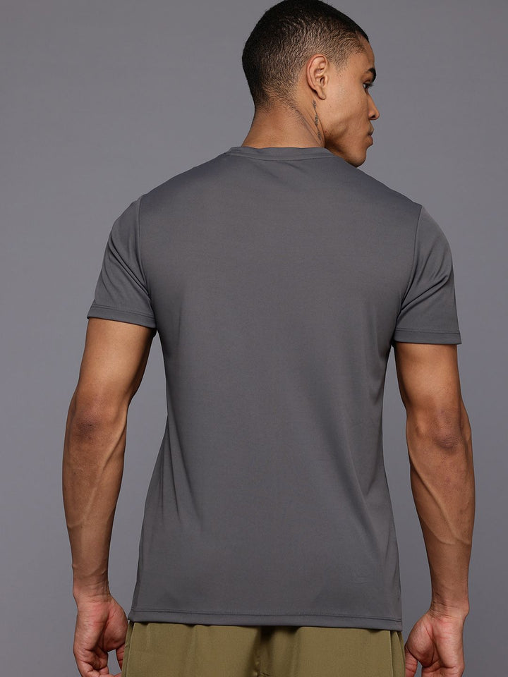 HRX by Hrithik Roshan Brand Logo Printed Rapid-Dry Training T-shirt