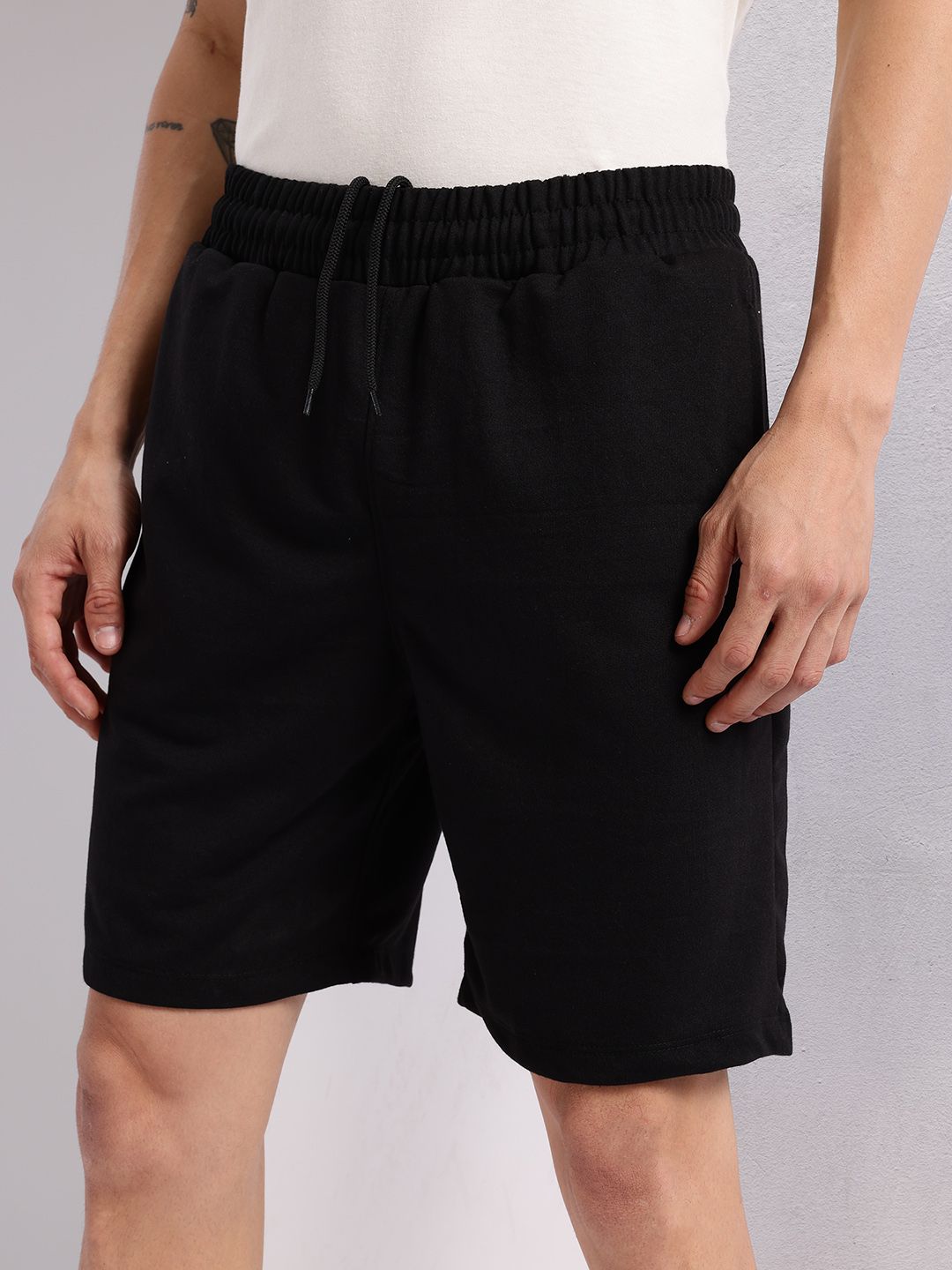 HRX by Hrithik Roshan Men Typography Printed Mid-Rise Regular Fit Shorts