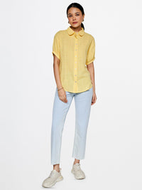 AND Puff Sleeves Shirt Style Top