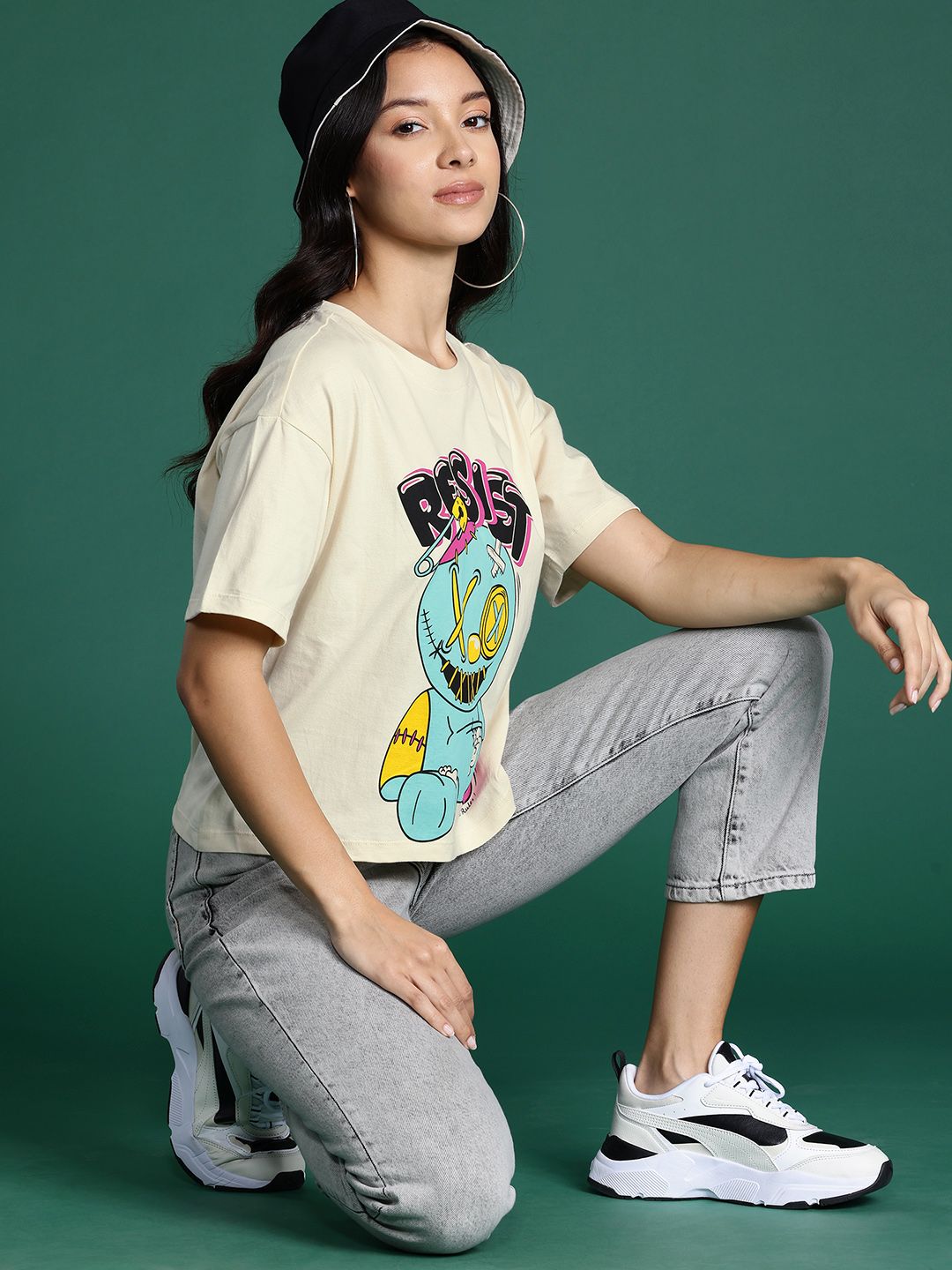 DressBerry Printed Pure Cotton T-shirt