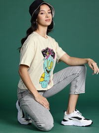 DressBerry Printed Pure Cotton T-shirt