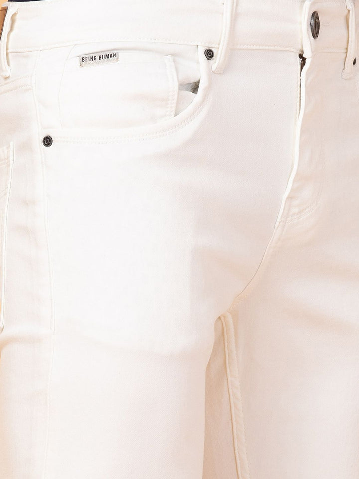 Being Human Men Slim Fit Low Distress Jeans