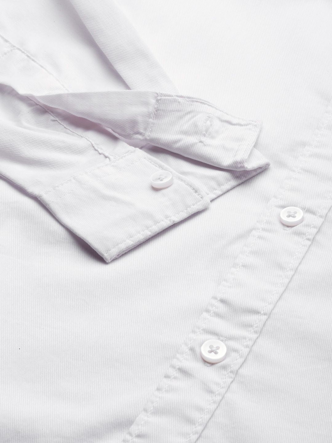 The Indian Garage Co Men White Comfort Solid Casual Shirt