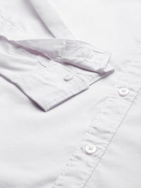 The Indian Garage Co Men White Comfort Solid Casual Shirt