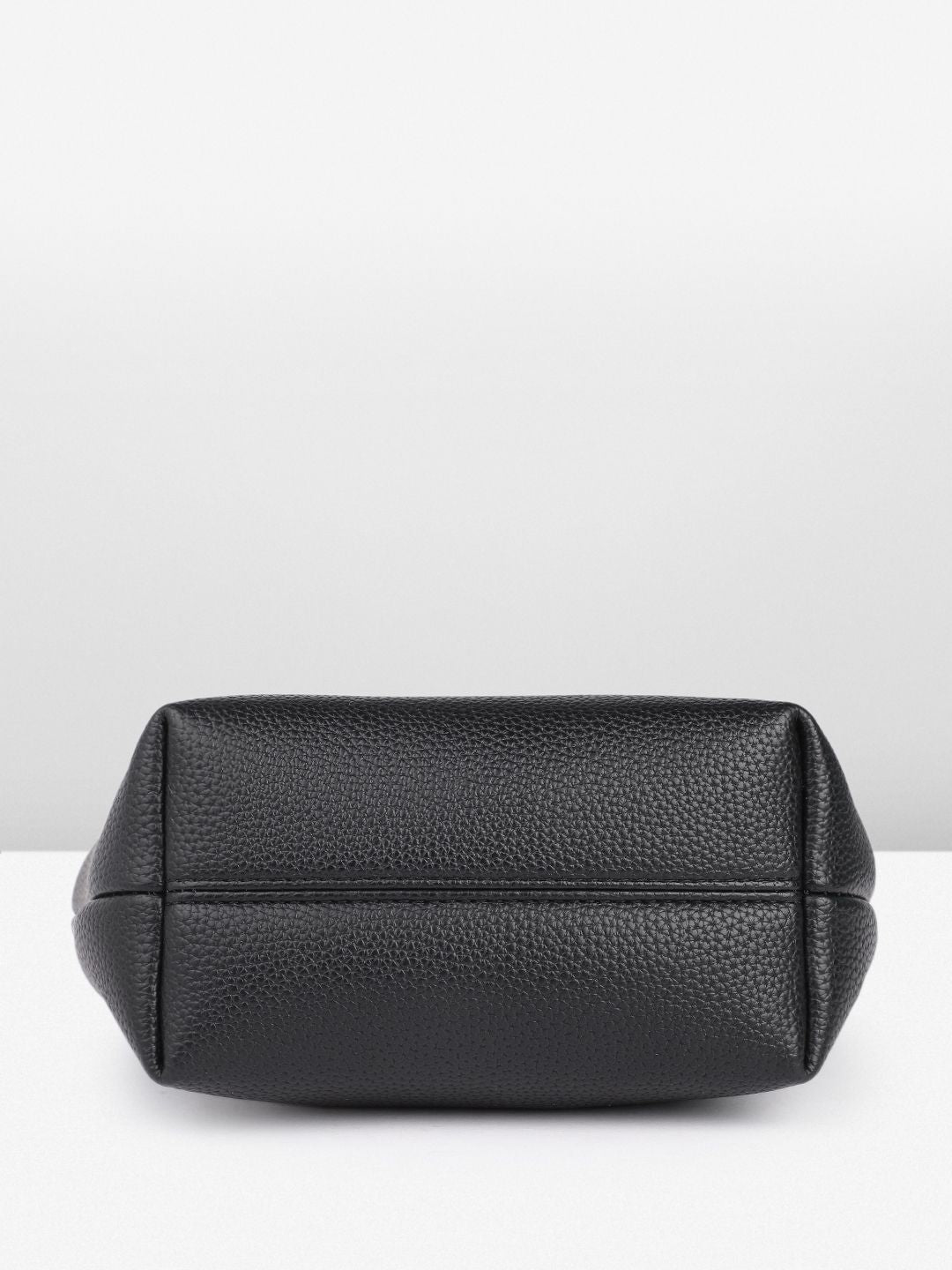 DressBerry  Structured Handheld Bag with Bow Detail