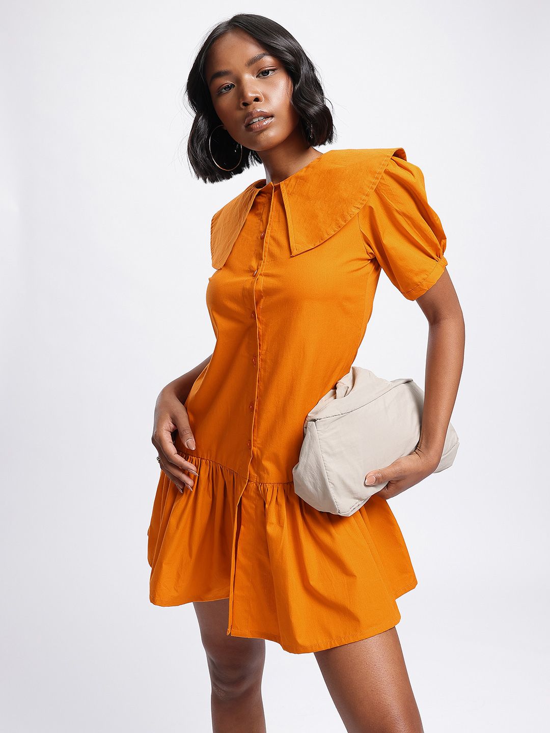 DressBerry Giggle & Glam Drop-Waist Mini Dress