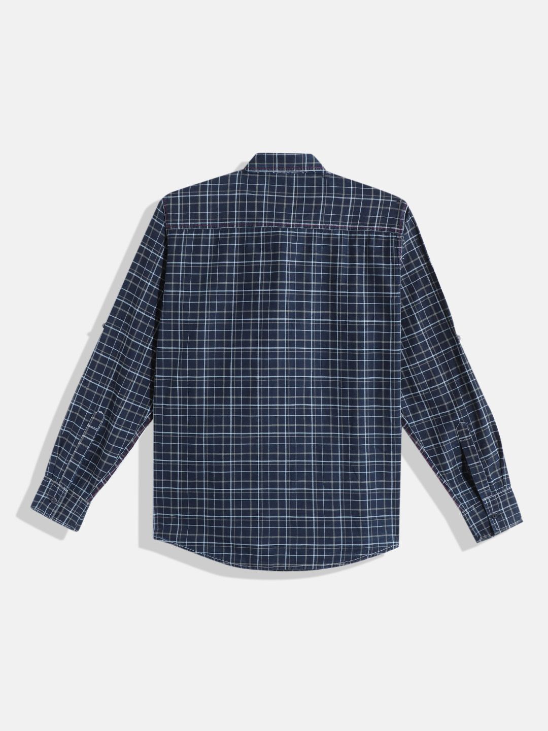 Monte Carlo Boys Tartan Checked Casual Smart Fit Shirt