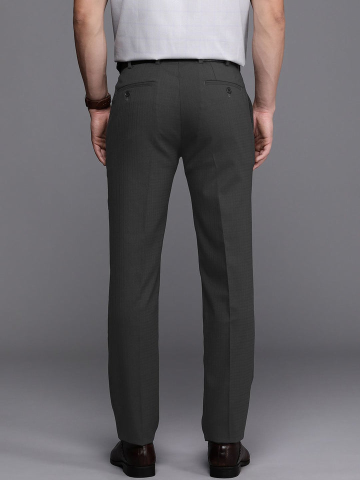 Raymond Men Mid-Rise Slim Fit Formal Trousers
