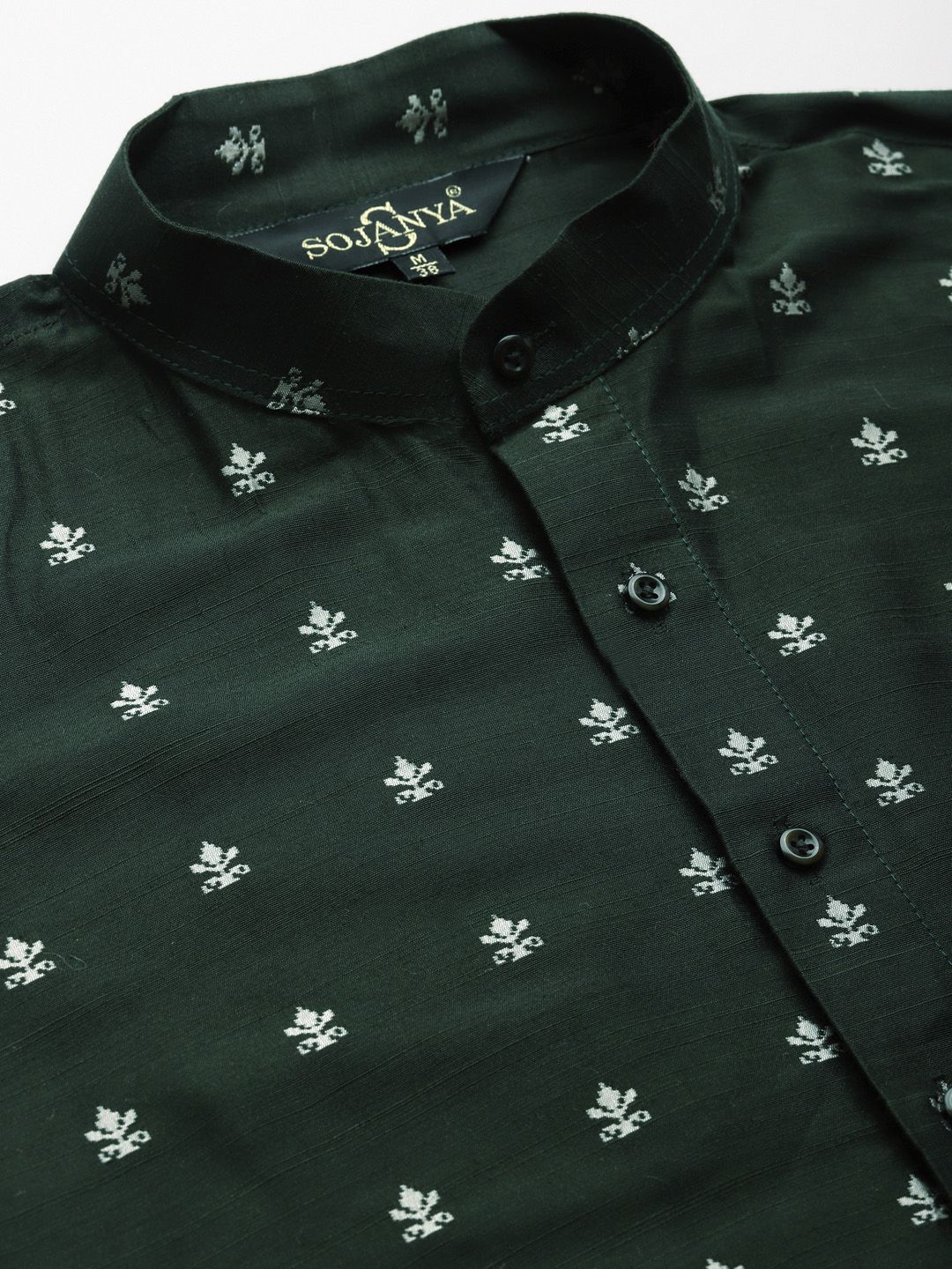 SOJANYA Kurta Self Design Lelaki Navy Blue dengan Jaket Churidar & Nehru