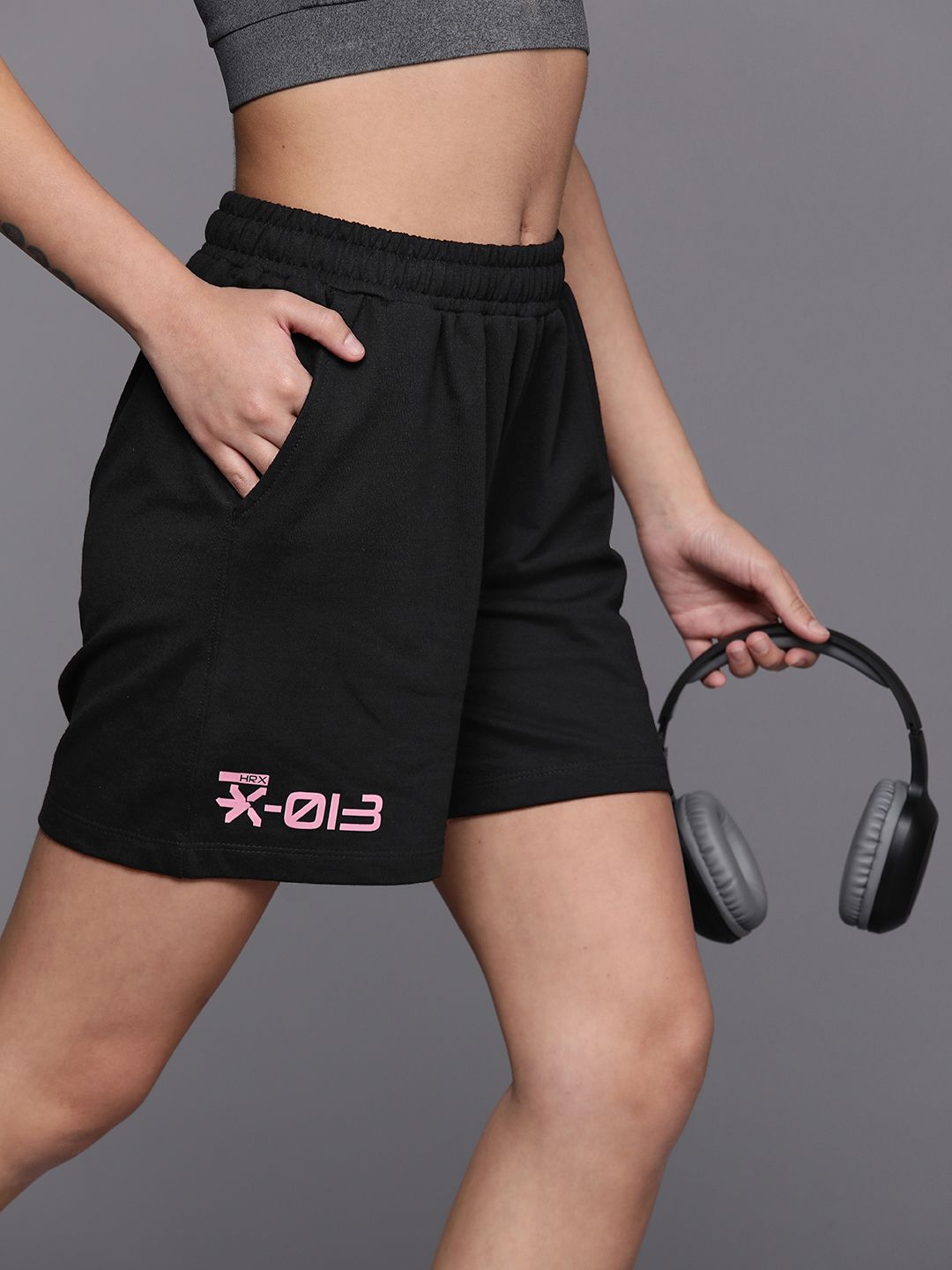 HRX by Hrithik Roshan Women Cargo Style Lifestyle Shorts