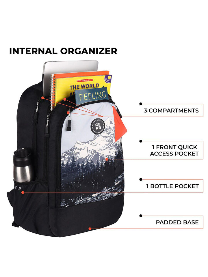 Gear Boys Graphic Printed Backpack