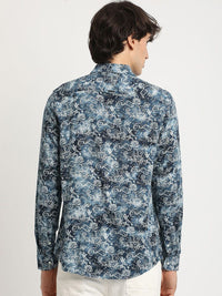 THE BEAR HOUSE Men Printed Slim Fit Casual Shirt