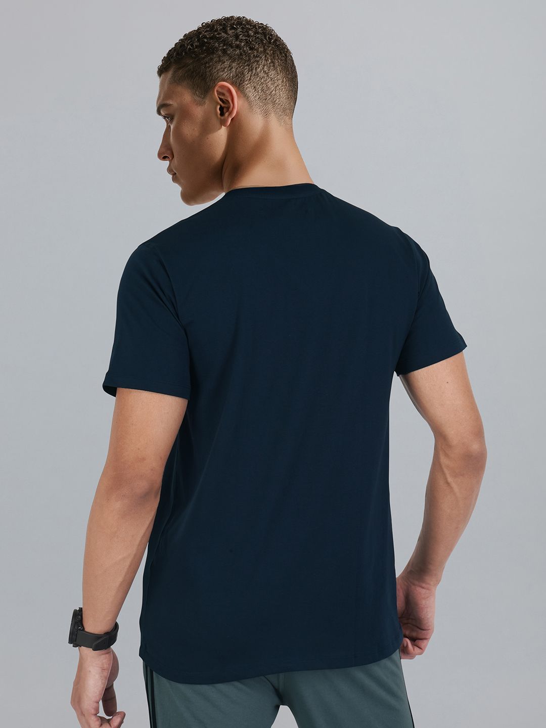HRX by Hrithik Roshan Men Brand Logo Printed Pure Cotton T-shirt