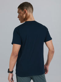 HRX by Hrithik Roshan Men Brand Logo Printed Pure Cotton T-shirt