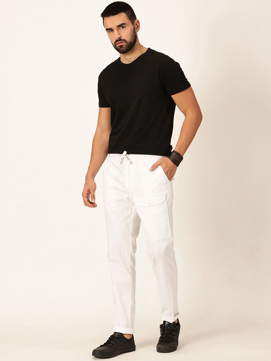 Thomas Scott Men Smart Slim Fit Chinos Trousers