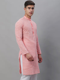 SOJANYA Kurta Lurus Kapas Tulen Sulam