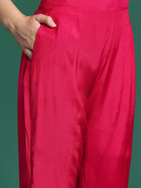Indo Era Women Floral Embroidered Kurta With Trousers & Dupatta