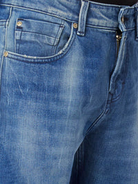 SPYKAR Men Cotton Skinny Fit Low-Rise Mildly Distressed Light Fade Jeans