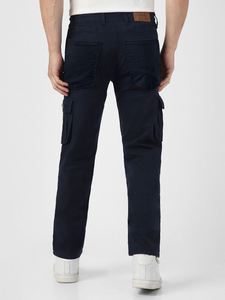 Urbano Fashion Men Mid-Rise Cargos Trousers